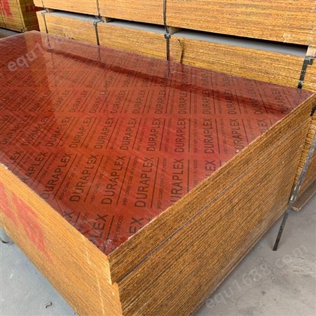 亿展木业 红色竹胶板的规格 竹胶合桥梁板表面平整 可定制